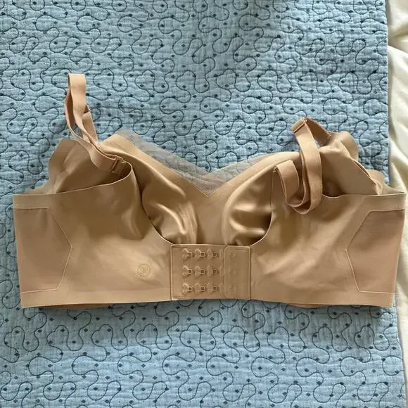 HONEYLOVE Crossover Bra In Beige Size L comfort adjustable casual - Picture 5 of 7